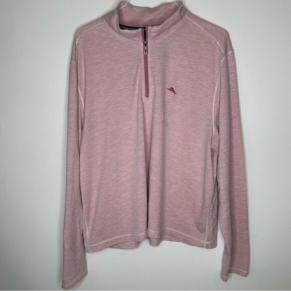 Tommy Bahama 1/4 Zip Rose Water Luxury Top in Size XXL - Picture 5 of 7
